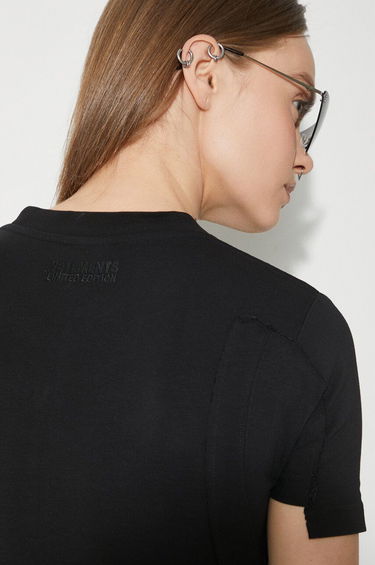 T-shirt VETEMENTS VETEMENTS Blackout Cut-Up Fitted T-Shirt Sort | UE64TR100B, 5