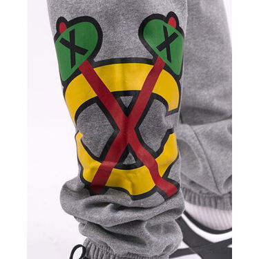 Joggingbukser Mitchell & Ness NHL M&N CITY COLLECTION FLEECE PANT BLACKHAWKS Grå | PSWP4988-CBHYYPPPGYHT, 3