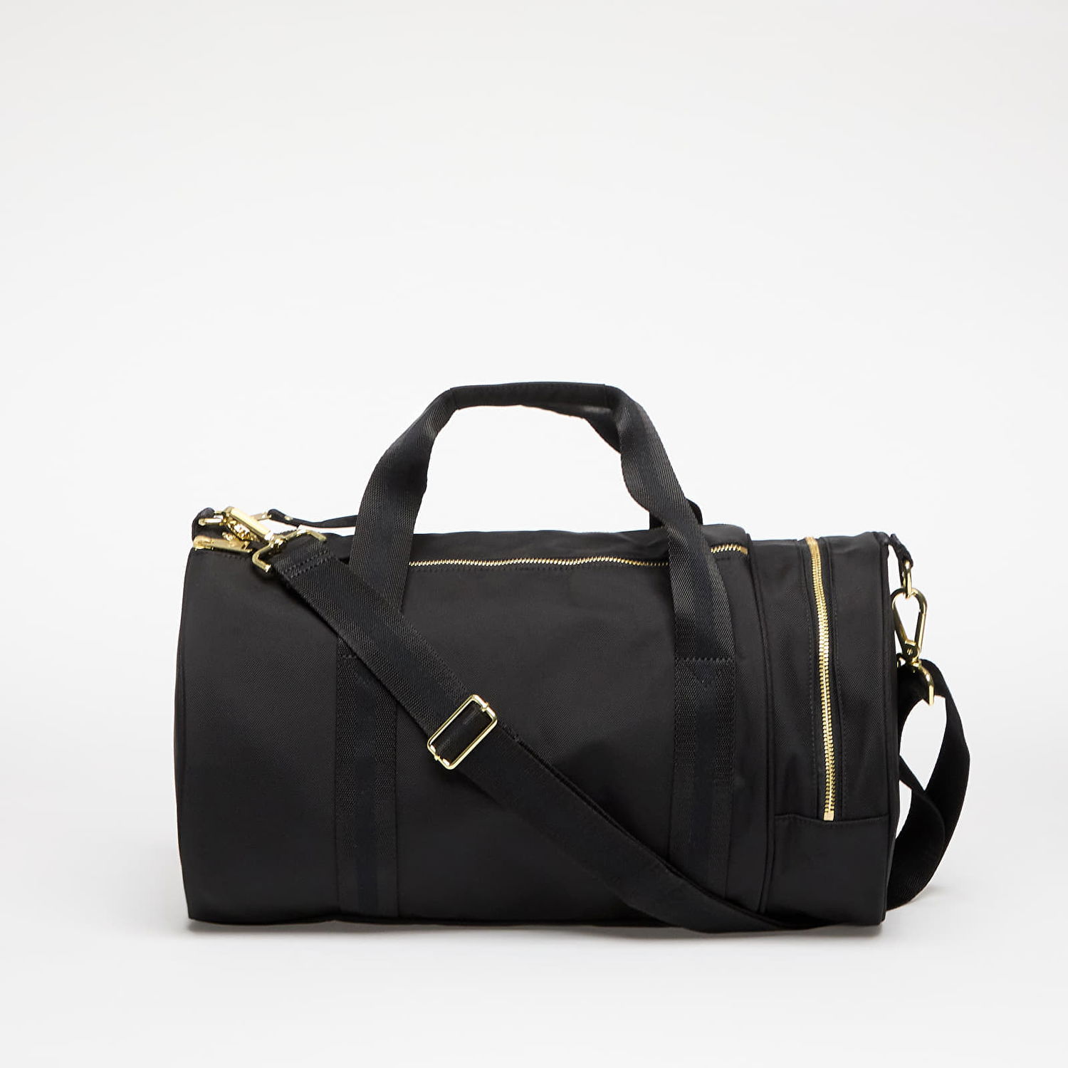 Rejsetaske Fred Perry Fred Perry Textured Nylon Barrel Bag Sort | L9257 102, 1