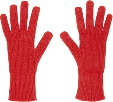 Handsker Baserange Baserange Ribbed Knit Gloves Rød | ACRG-RC-AU25, 0