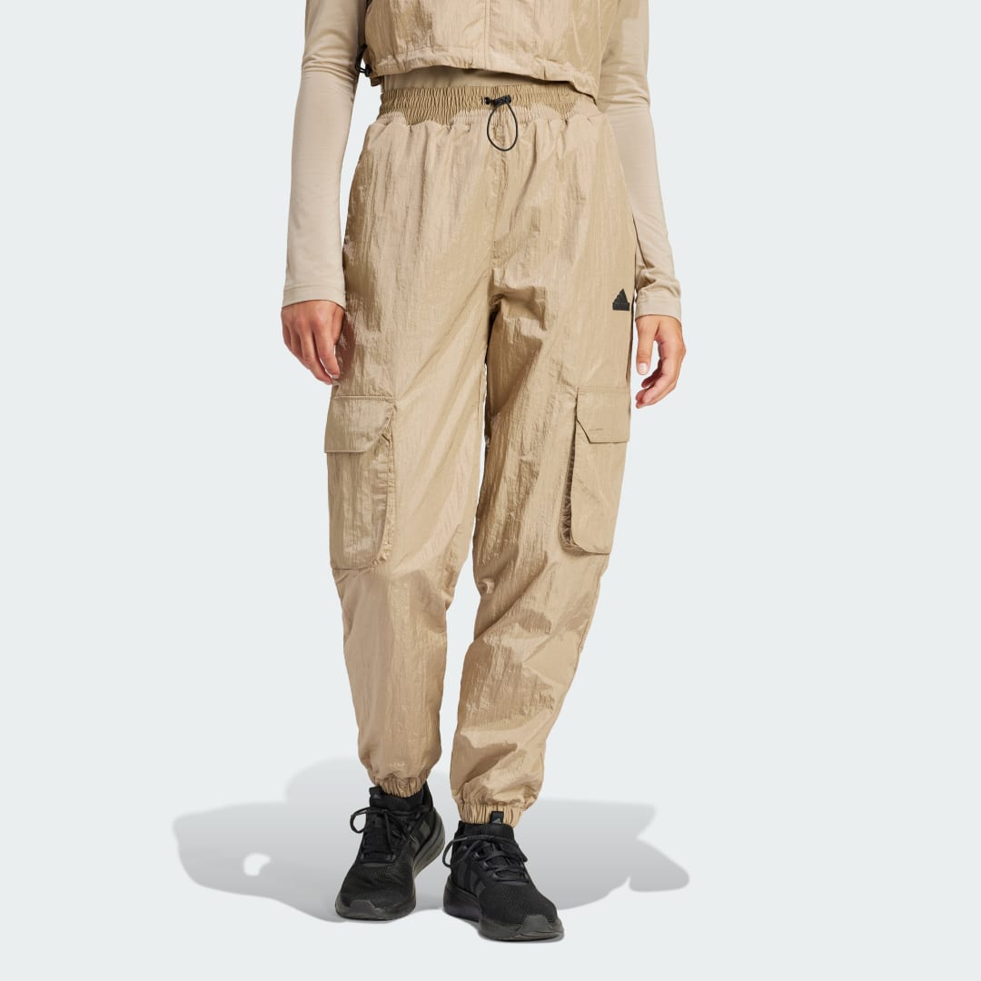 Cargo bukser adidas Performance City Escape Cargo Tracksuit Bottoms Beige | IT1451, 1