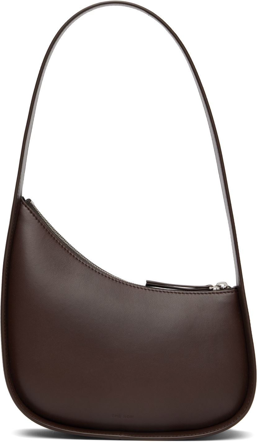 Skuldertaske The Row The Row Half Moon Shoulder Bag Brun | W1249-L614