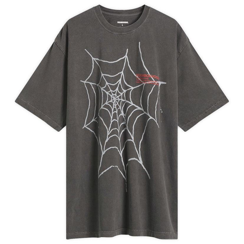 T-shirt Neighborhood Neighborhood SS-7 Graphic T-Shirt, Size Large Grå | 251PCNH-ST07-BLK