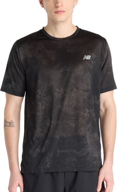 T-shirt New Balance Athletics Printed Short-Sleeve T-Shirt Sort | mt53201-cas, 0