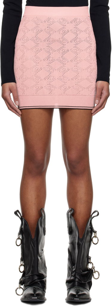 Nederdel AMIRI AMIRI 'MA' Quad Miniskirt Lyserød | AWKNKR1015, 0