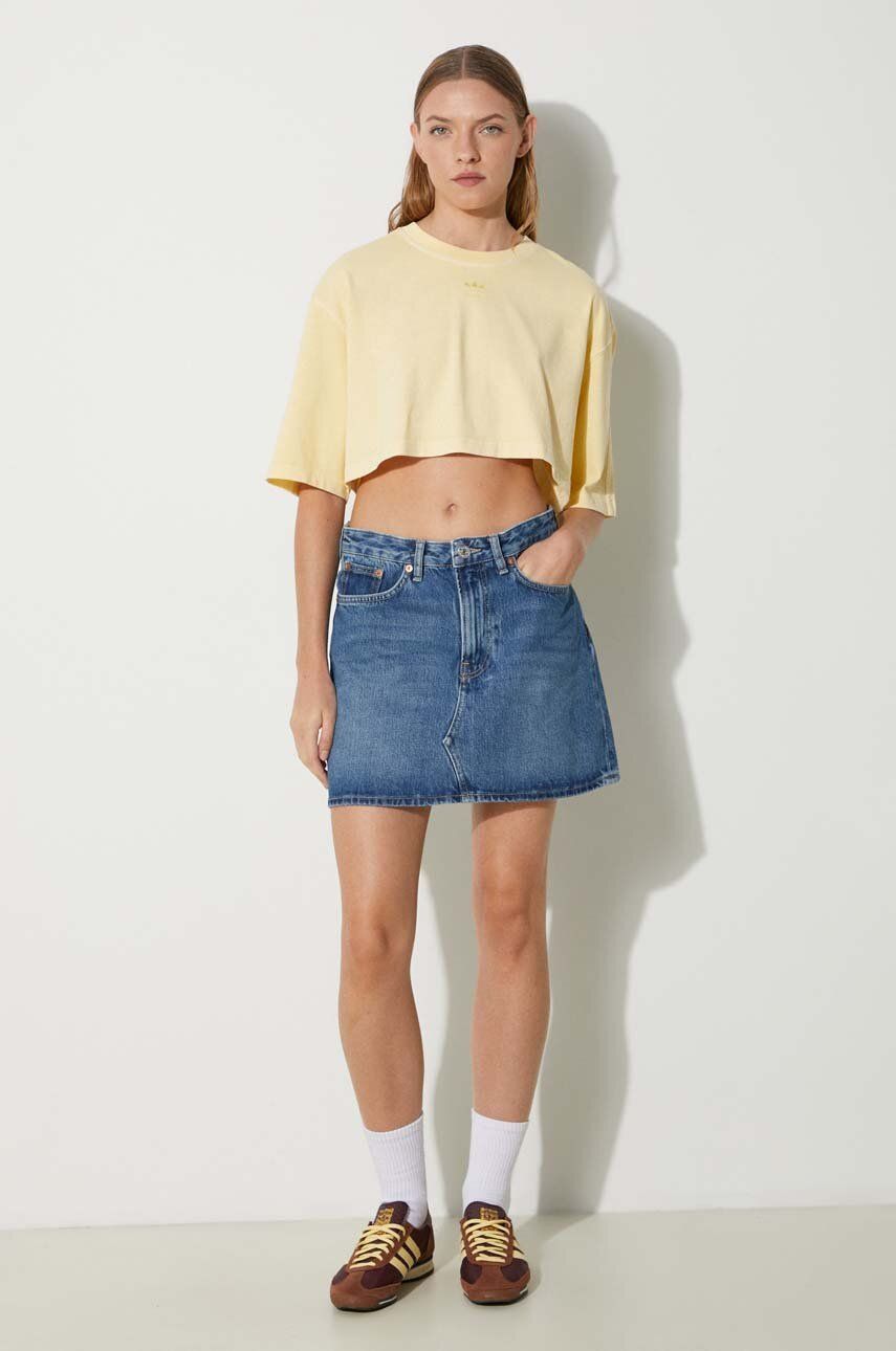 Nederdel Samsoe Samsoe Samsoe Samsoe SASHELLY Mini Denim Skirt Blå | F24200020, 1