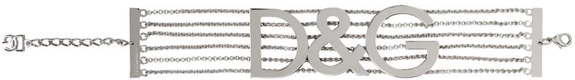 Halskæde Dolce & Gabbana Silver Semi-Rigid Multi-Chain Choker Metalisk | WNP4L1 W1111