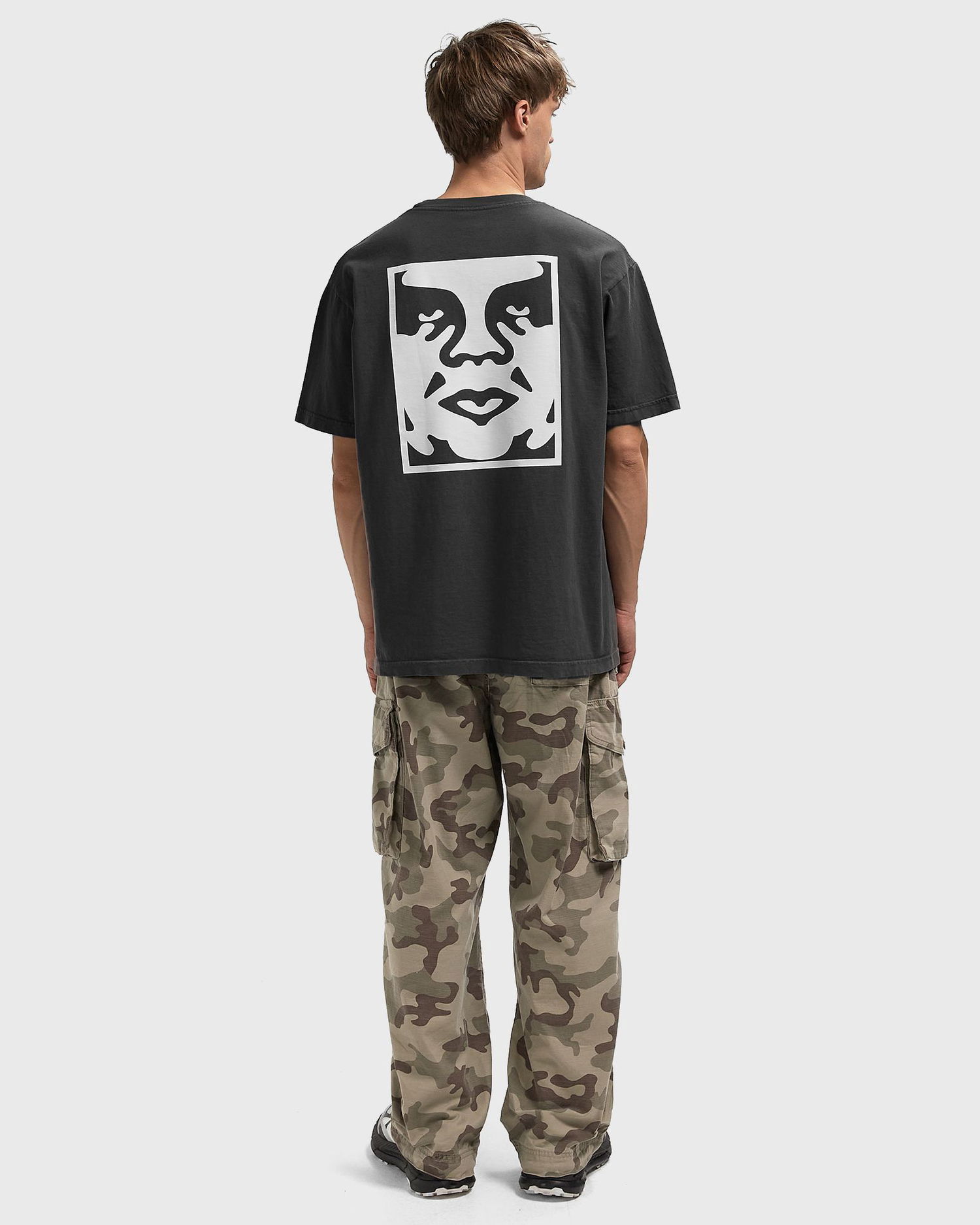 T-shirt OBEY Obey Icon Face T-Shirt Sort | 167924099-DBA, 1