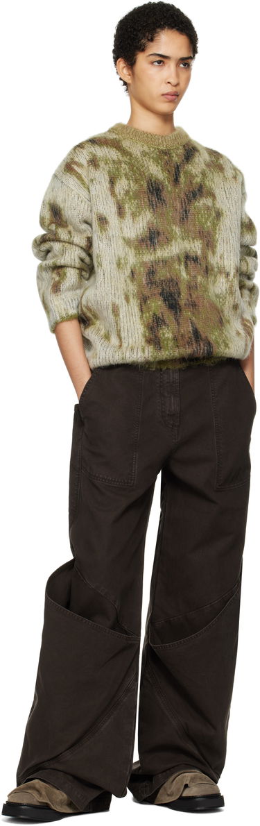 Sweater The Attico Attico Abstract Knit Sweater Grøn | 250WCK00115 KAC001AA, 3