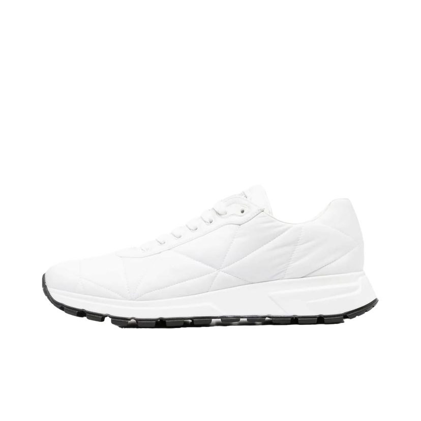 Sneakers og sko Prada Quilted Nylon Sneakers White Hvid | 2EE367_3LGO_F0964