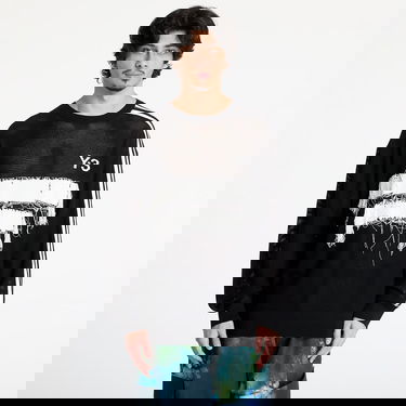 Sweater Y-3 Y-3 Graphic Knit Crew Sweatshirt Sort | JN4873, 0