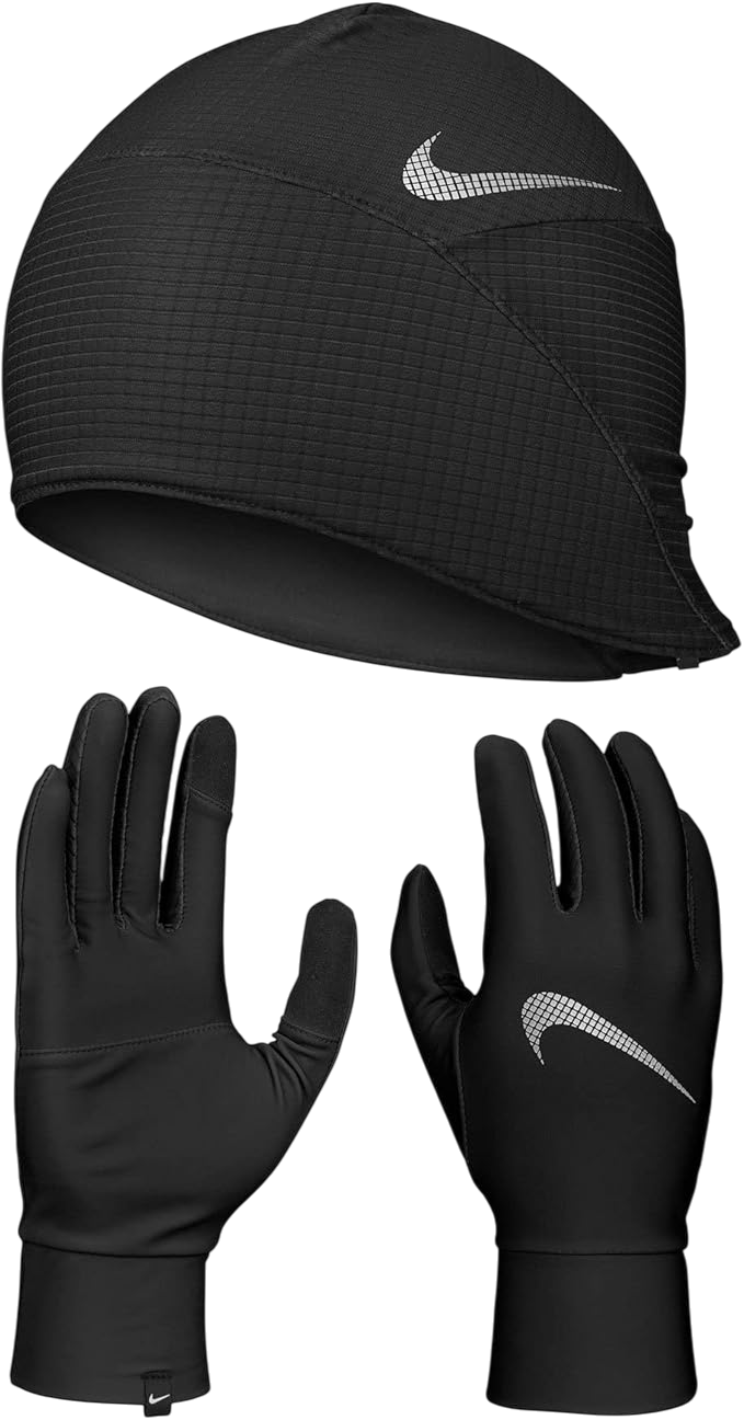 Handsker Nike Nike Run The Winter Running Hat and Gloves Set Sort | rtw9385-15-082, 0