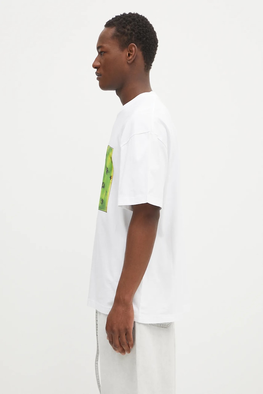 T-shirt 032C 032C 'Ketuta' Print T-Shirt Hvid | S25.URC.0114.100, 1