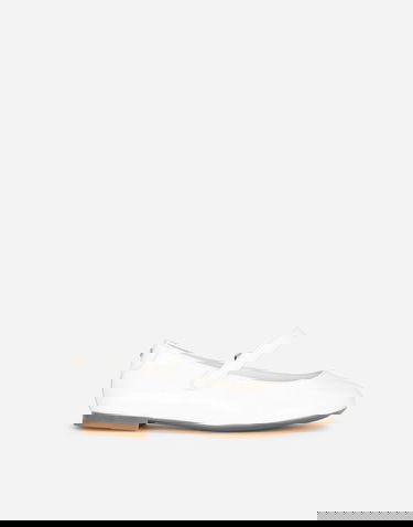 Sneakers og sko Dolce & Gabbana Patent Leather Ballet Flats (24-38) 35 Hvid | D10699A132887682, 0
