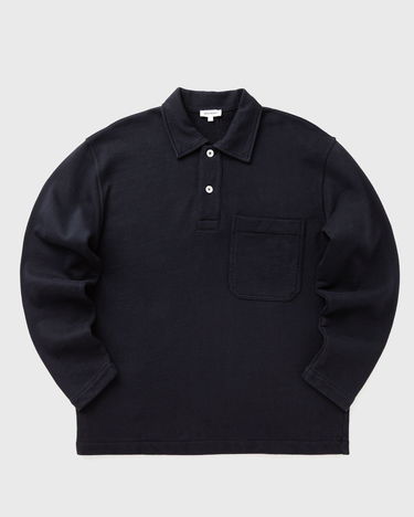 Polo skjorte NORSE PROJECTS Fraser Relaxed Organic Loopback Long Sleeve Polo Mørkeblå | N20-1388-7004, 0