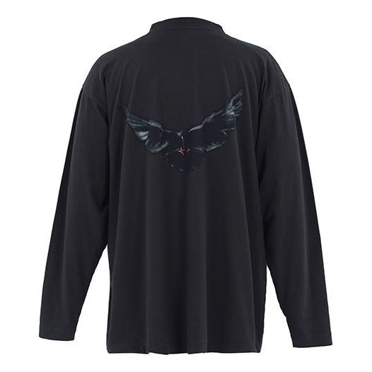 T-shirt GAP YEEZY Gap Dove Graphic Longsleeve Tee Sort | YEEZY-SS22-113, 0
