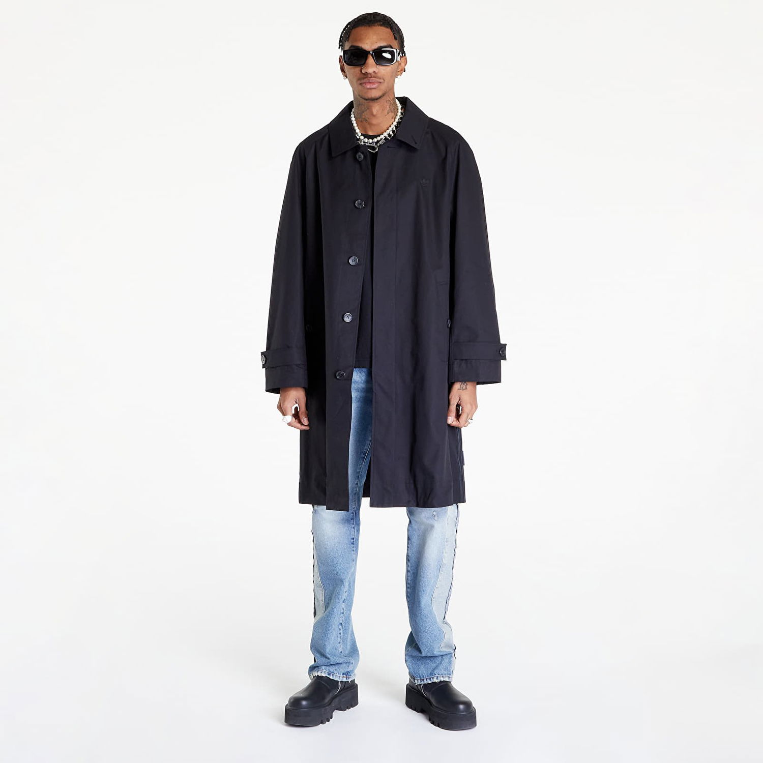 Jakke adidas Originals Blue Version Essentials Jacket Sort | HM6500, 0