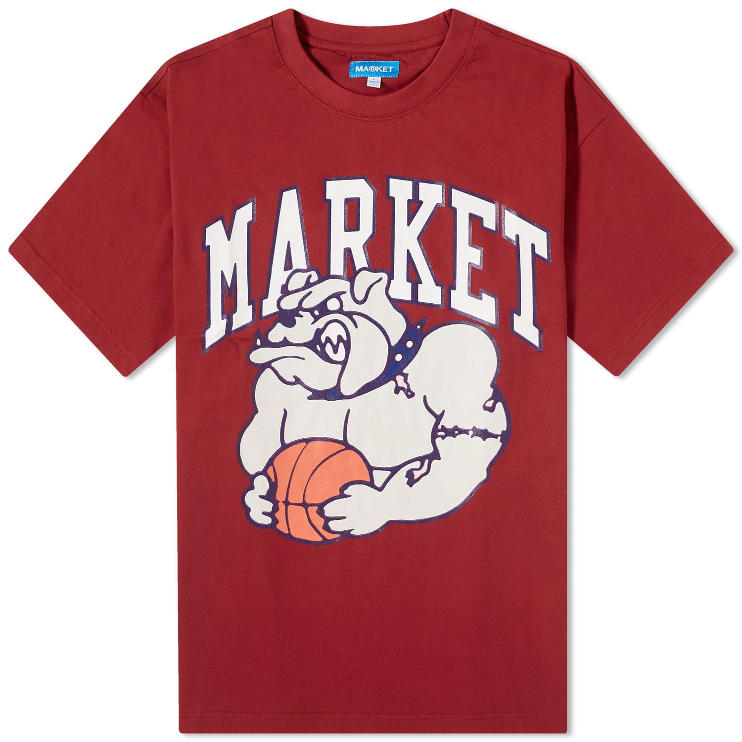 T-shirt MARKET Bulldogs T-Shirt Rød | 399001586-GRN, 0