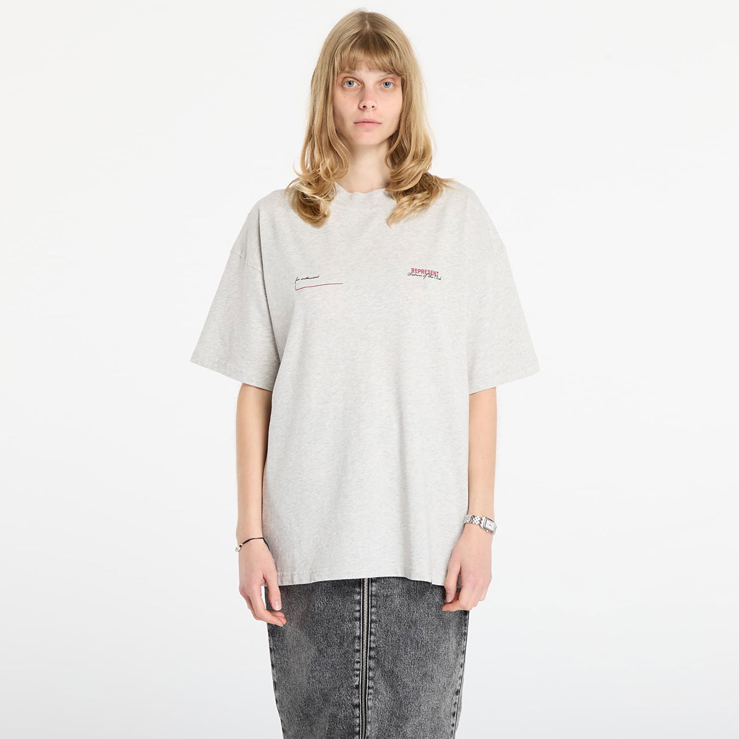 T-shirt Represent Clo Patron Of The Club T-Shirt Grå | MLM4274-30, 0