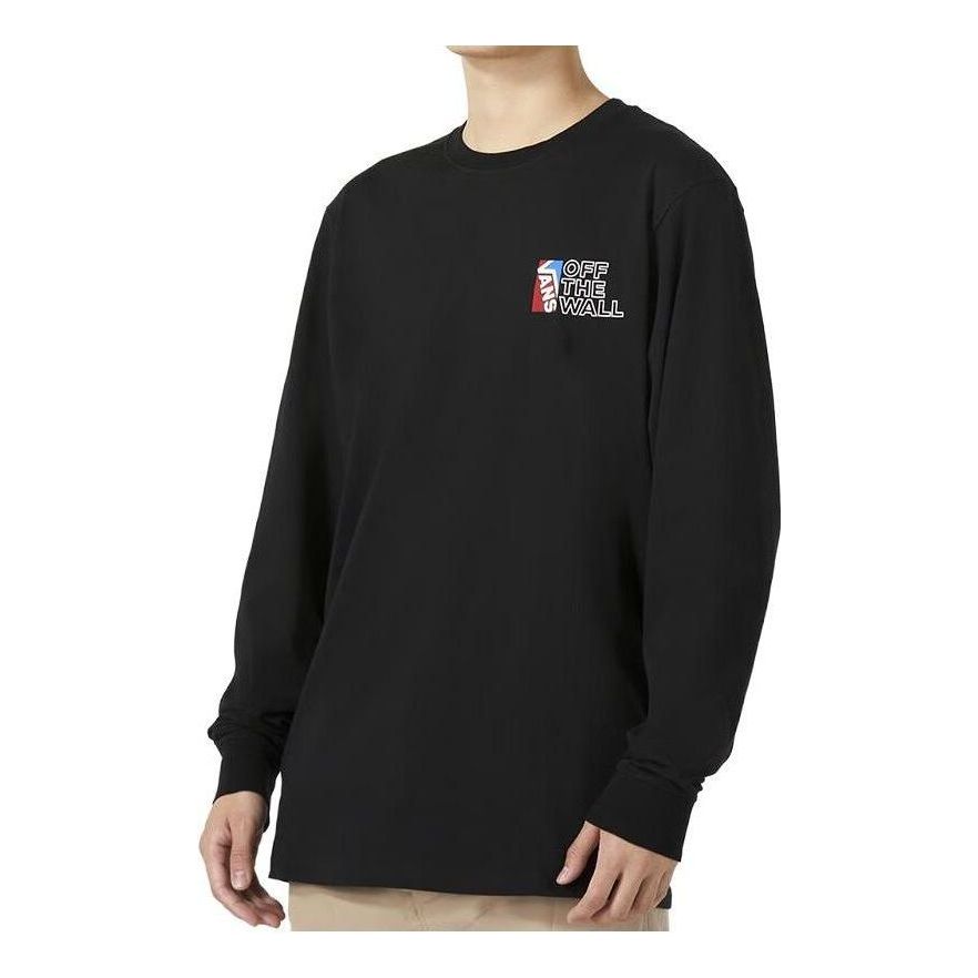 Sweatshirt Vans Dimensions Long Sleeve T-Shirt Sort | VN0A54NWBLK, 0
