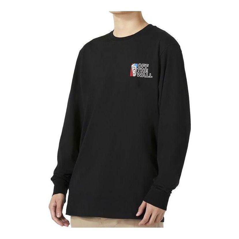 Sweatshirt Vans Dimensions Long Sleeve T-Shirt Sort | VN0A54NWBLK