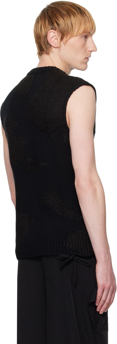 Sweater HELIOT EMIL HELIOT EMIL Ophiolite Knit Vest Sort | SS25_M_07_074_BLK01, 2