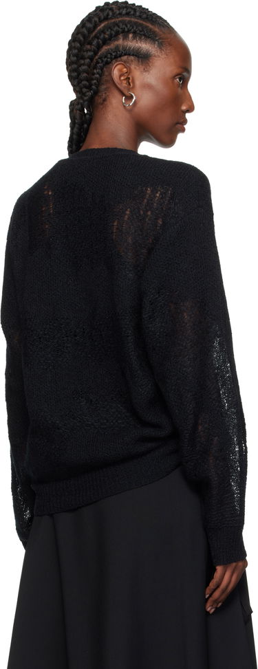 Sweater Ann Demeulemeester Ann Demeulemeester Lalla Oversize Sweater Sort | 2520-W-KN39-KN070-099, 2