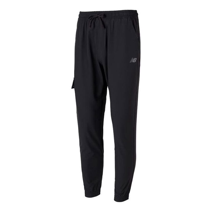 Cargo bukser New Balance Woven Jogger Sort | AMP42320-BK