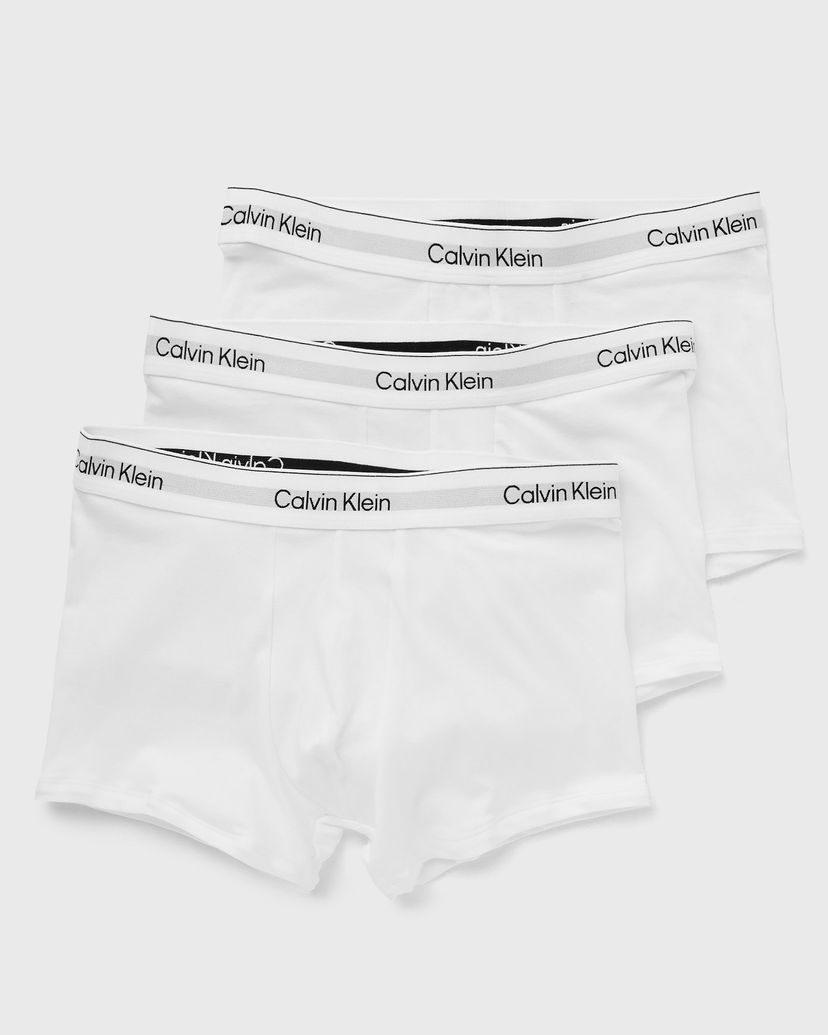 Boksere CALVIN KLEIN Calvin Klein Icon Cotton Stretch Trunk (3-Pack) Hvid | LV00NB4392100