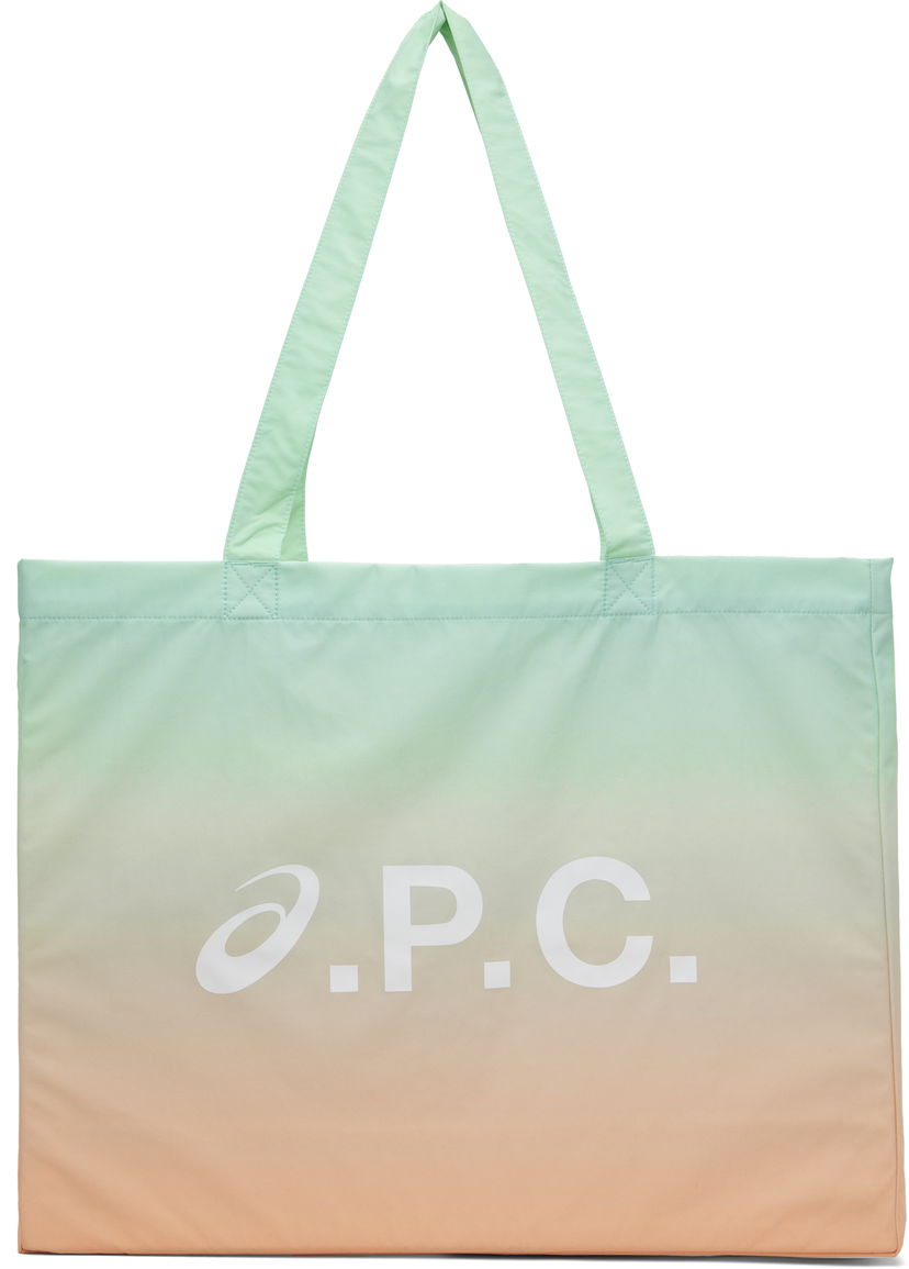 Mulepose A.P.C. A.P.C. ASICS Edition Diane Tote Bag Grøn | PSAKO-M67002