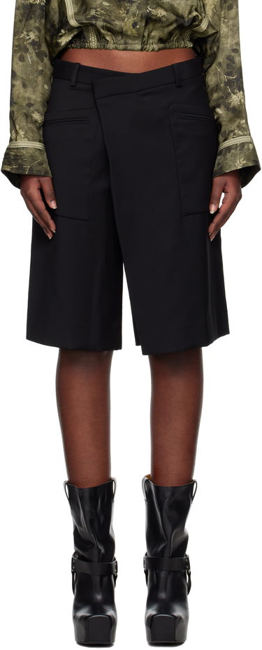Shorts R13 R13 Crossover Knee-Length Shorts Sort | R13WR369-R475A, 0