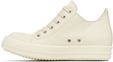 Sneakers og sko Rick Owens Rick Owens Hollywood Low Sneaks Hvid | RO01E7891 LCO, 2