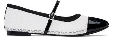 Skopleje Repetto Repetto Georgiana Mesh Mary-Jane Ballerina Flats Sort | V4222VGMESH, 0