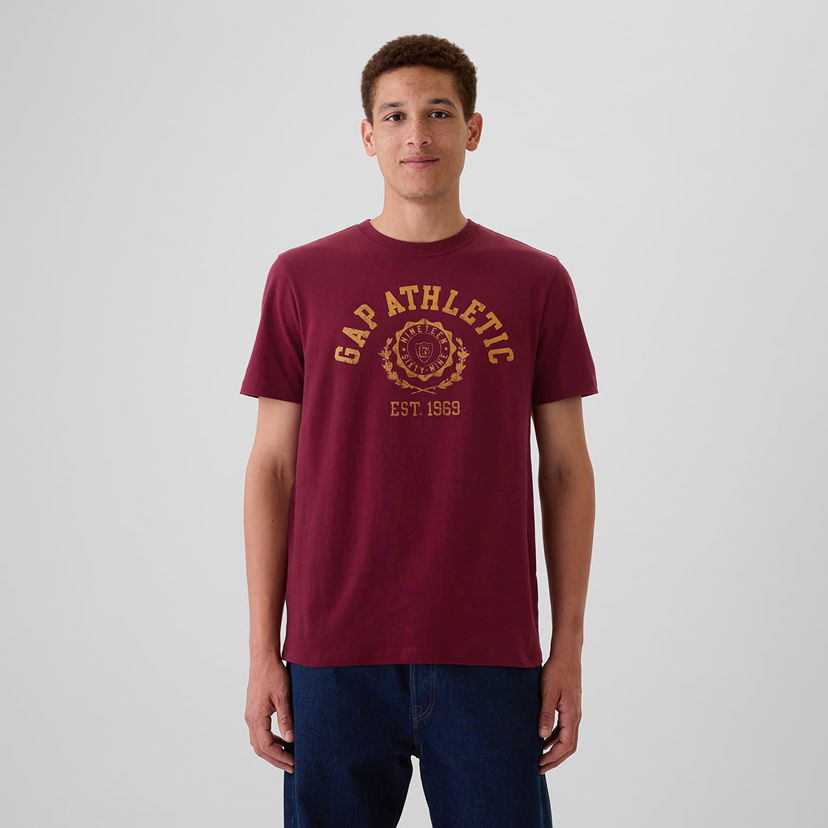 T-shirt GAP T-shirt Logo Tee Red Delicious L Rød | 542179-00