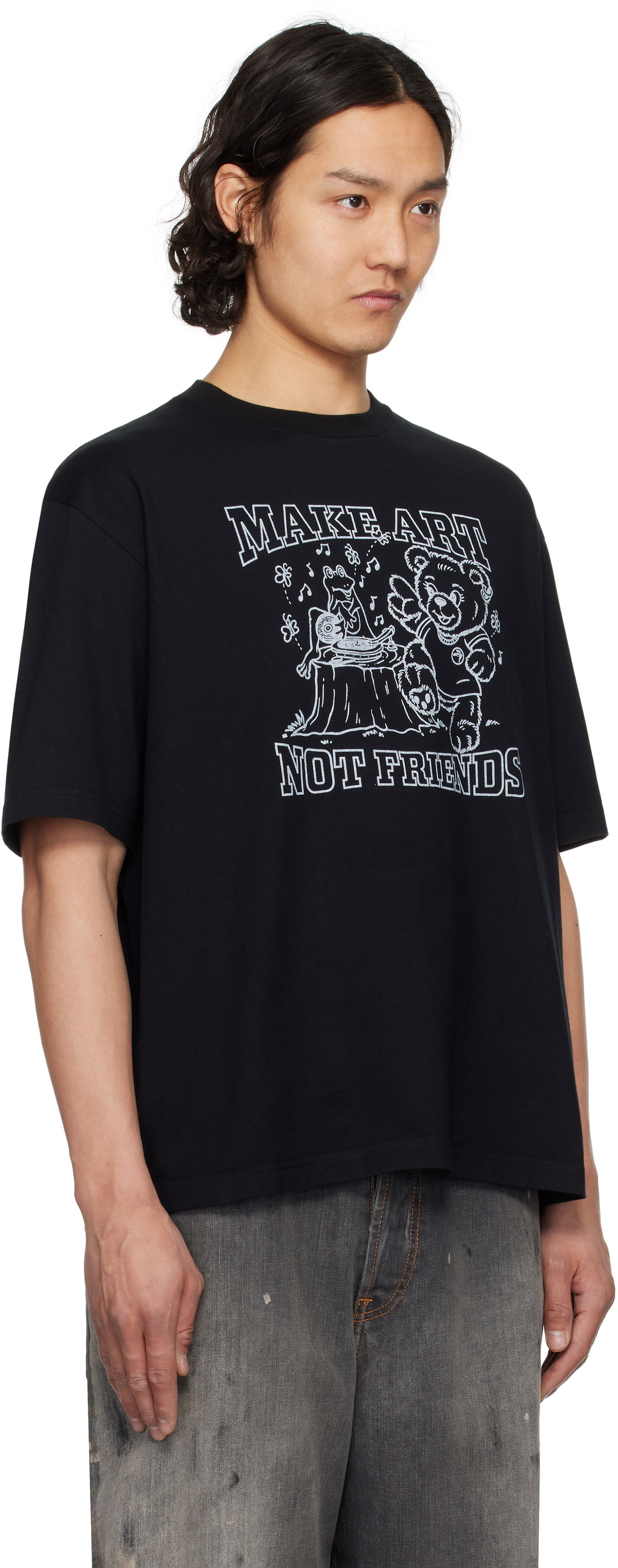 T-shirt Ambush AMBUSH 'Make Art' Graphic T-Shirt Sort | 12115328, 1