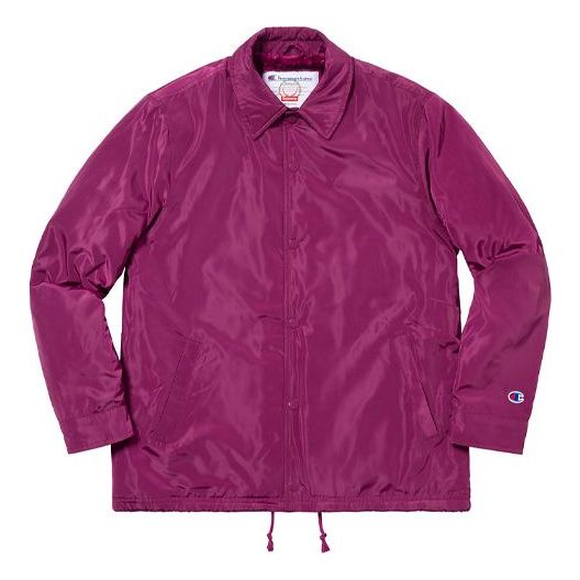 Vindjakke Supreme Crossover Solid Coach Jacket Lilla | SUP-FW18-389