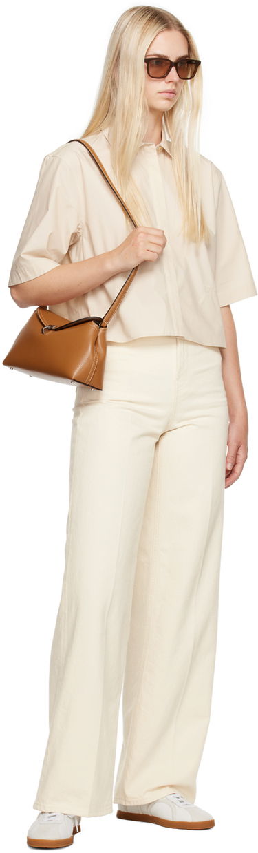 Skjorte TOTEME Cropped Shirt Brun | 243-WRT0337-FB0217, 3
