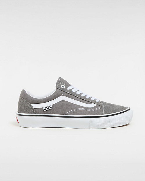Sneakers og sko Vans Skate Old Skool Shoes (pewter/white) Unisex Grey, Size 2.5 Grå | VN0A5FCB1N6, 0