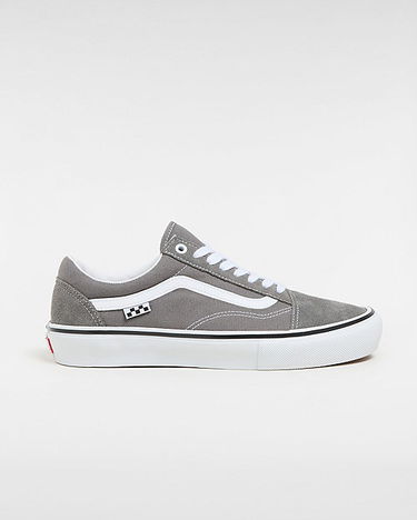 Sneakers og sko Vans Skate Old Skool Shoes (pewter/white) Unisex Grey, Size 2.5 Grå | VN0A5FCB1N6, 0