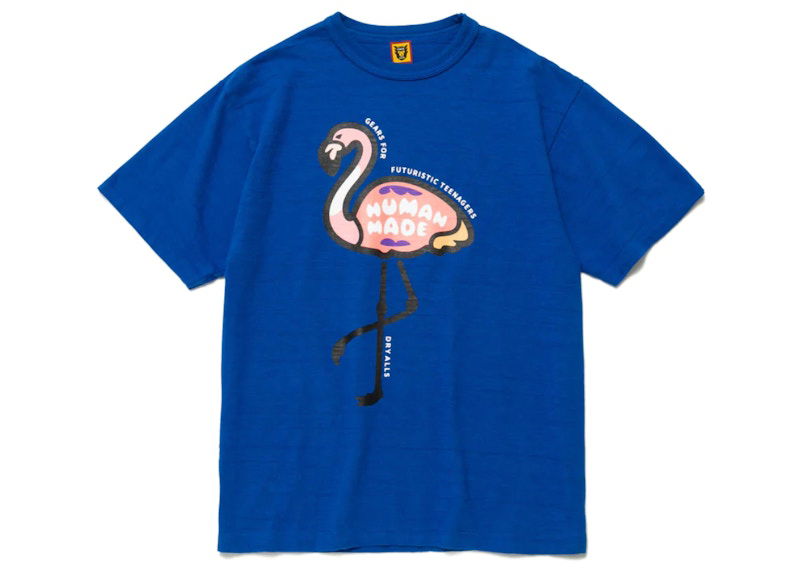 T-shirt Human Made Flamingo Graphic T-Shirt Blå | HM23TE031