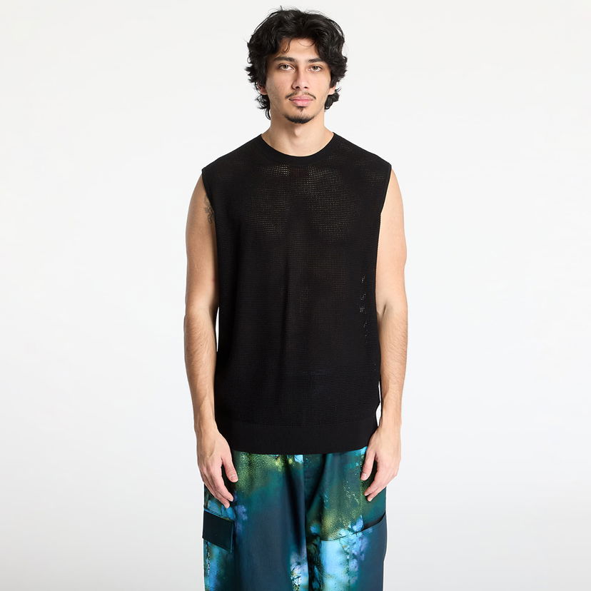 Sweater Y-3 Y-3 Graphic Knit Vest Sort | JN4874
