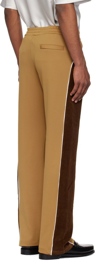 Joggingbukser Casablanca Casablanca Chenille Panelled Track Pants Brun | MS25-JTR-252-01, 2