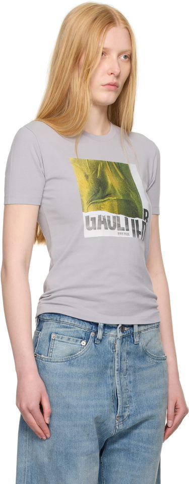 T-shirt Jean Paul Gaultier Jean Paul Gaultier Cotton Water Print T-Shirt Grå | 25/03-W-TO294-J002-134812, 1
