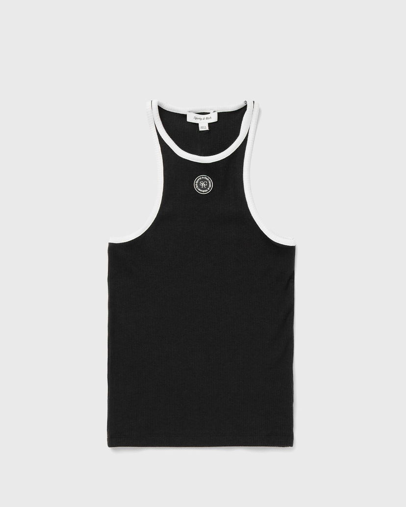 Tanktop Sporty & Rich SRHWC Ribbed Tank Sort | TO033S405SB