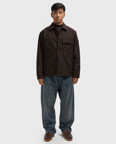 Skjorte Stone Island Wool Overshirt Brun | K2S151200028S0F24.V0070, 1