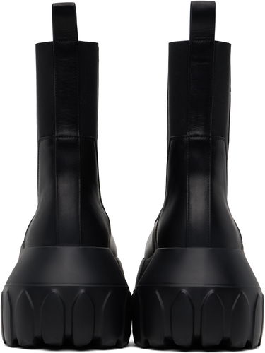 Sneakers og sko Rick Owens Rick Owens Hollywood Beatle Mega Tractor Chelsea Boots Sort | RU01E5860 LOO, 1