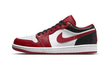 Sneakers og sko Jordan Air Jordan 1 Low "Reverse Black Toe" GS Rød | 553560-163, 3