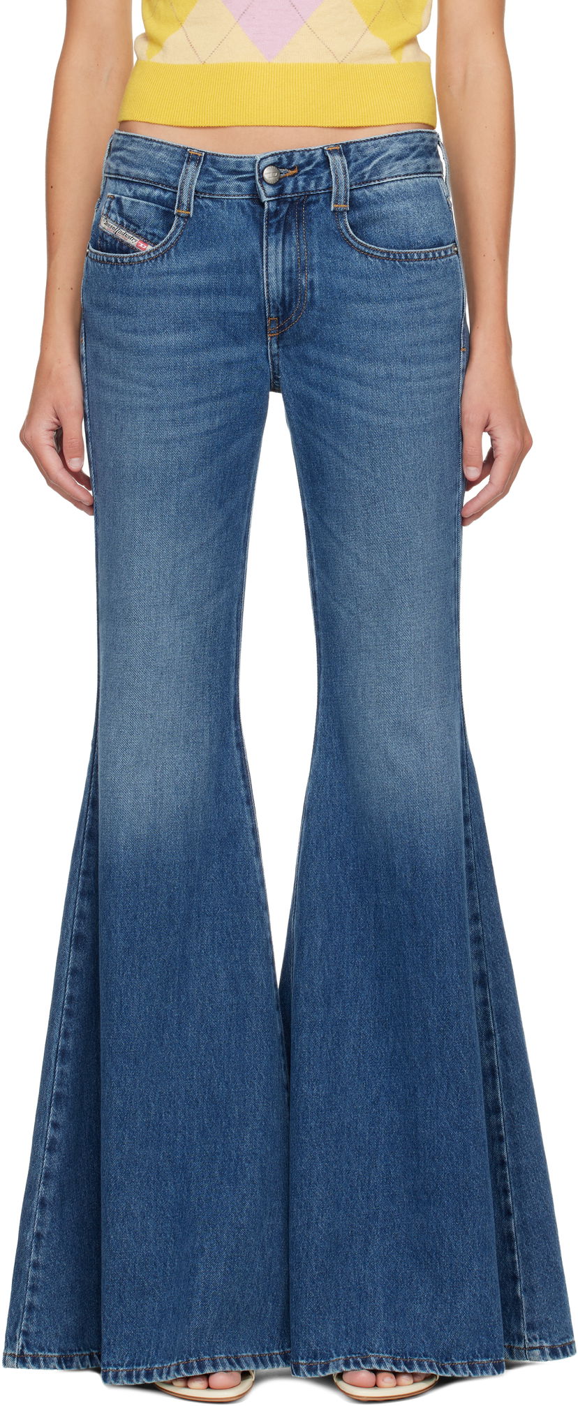 Jeans Diesel Flare 1970 D-Bleess Jeans Blå | A17887 09M56