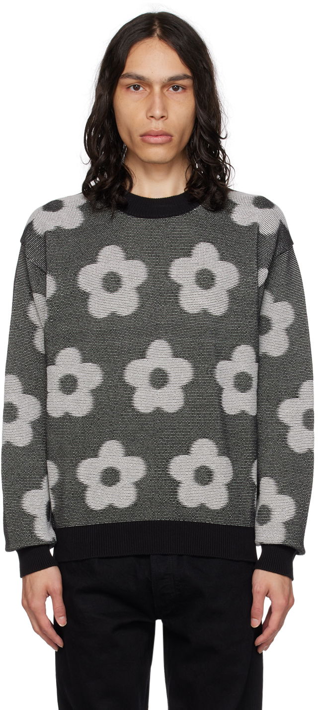 Sweater KENZO Paris Flower Spot Sweater Sort | FD65PU4243CA, 0