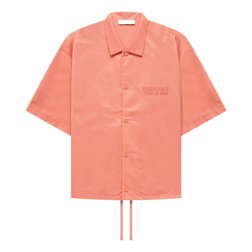 Skjorte Fear of God Essentials Nylon Shirt Orange | FOG-FW22-34